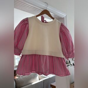 Entro Puff Sleeve Blouse